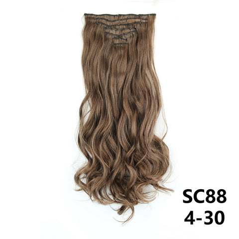 New Long Straight Natural 16 Clip
