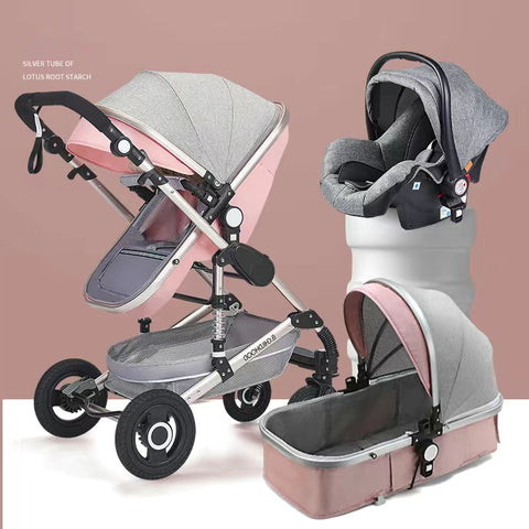 Baby stroller 3 in 1 with car seat