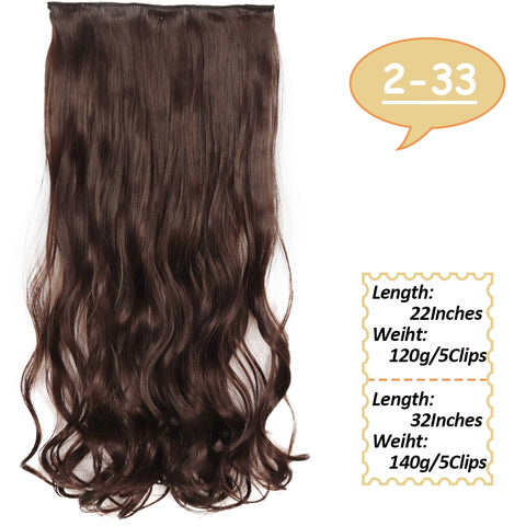 22Inch/32Inch Clip On Hair Extensions