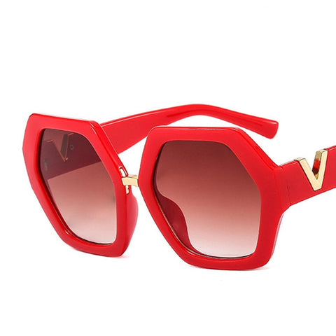 New Fashion Women Irregular Oversized Sunglasses