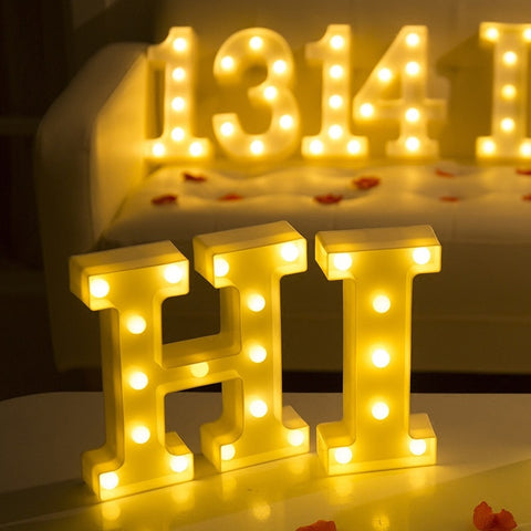 New Alphabet Letter LED Lights
