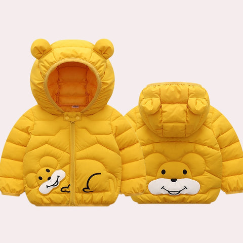 Infant Lightweight Down Jacket Cartoon Mouse