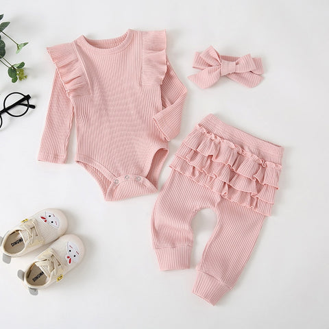 Newborn Infant Autumn 3Pcs Set