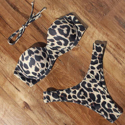 Women Bikini Brazilian Swimsuit Push-up Bra Bikini Set