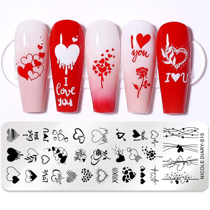 Nails Leaf Flower Manicure Decor