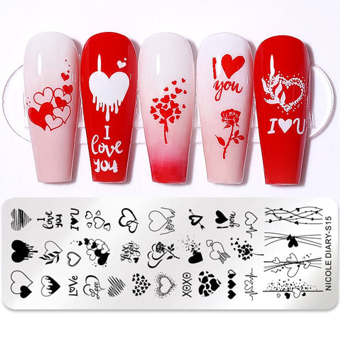 Nails Leaf Flower Manicure Decor