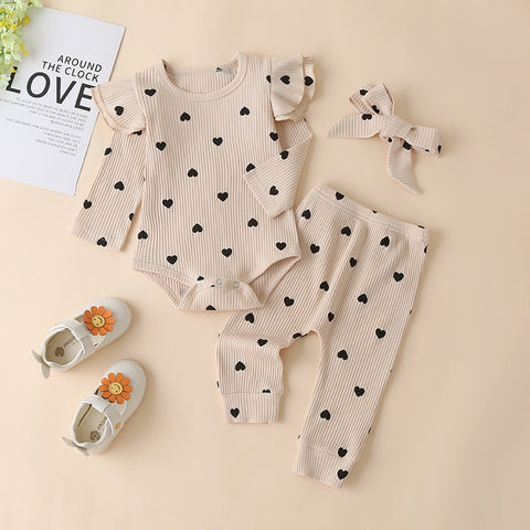Newborn Infant Autumn 3Pcs Set
