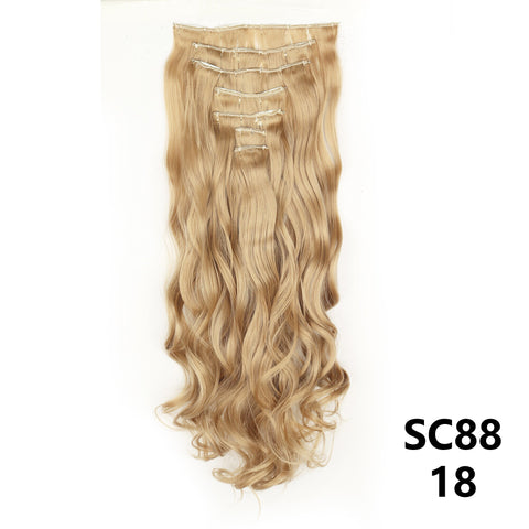 New Long Straight Natural 16 Clip