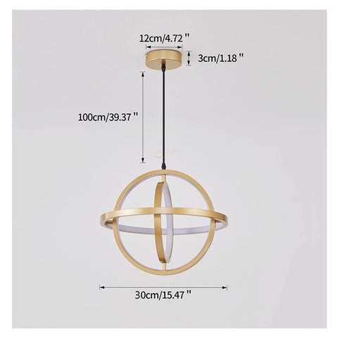 Rotatable LED Modern Pendant Light