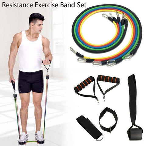 11 pcs Resistance Bands Set