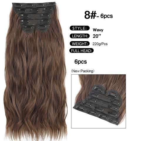 New Synthetic Curly Clip-In Hair Extensions