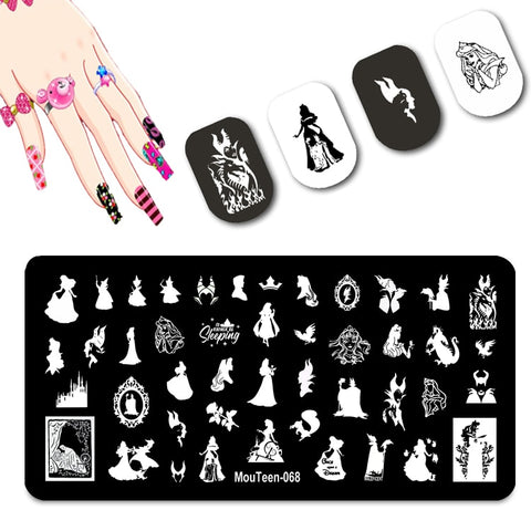 2022 New Pattern Nail Stamping Plates Graffiti Art