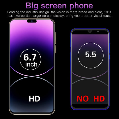 New Full Screen Brand 14 Pro Max Smartphone