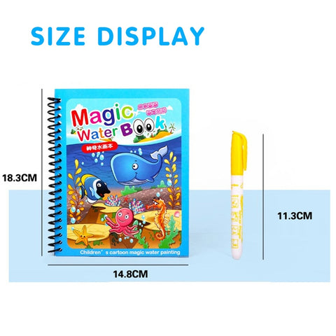 1pcs Magical Book Water Drawing Montessori Toys