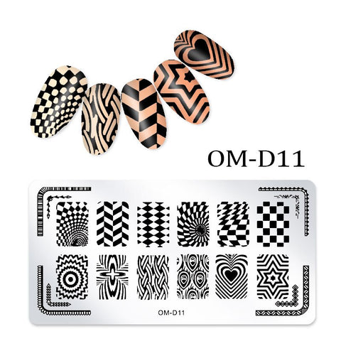 New Lace Flowers Nail Stamping Plates