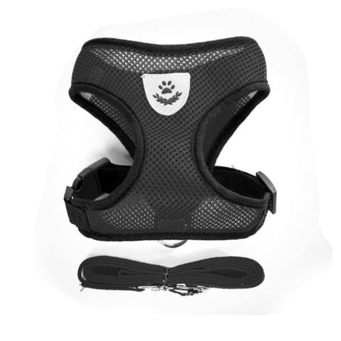 Adjustable Cat Dog Harness Leash