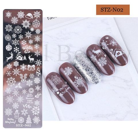 New Nail Charm Mold Stencil Tools