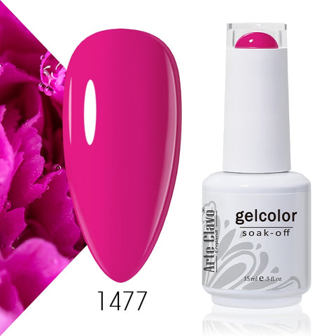 15ml Rose Red Color Series Gel Nail Polish