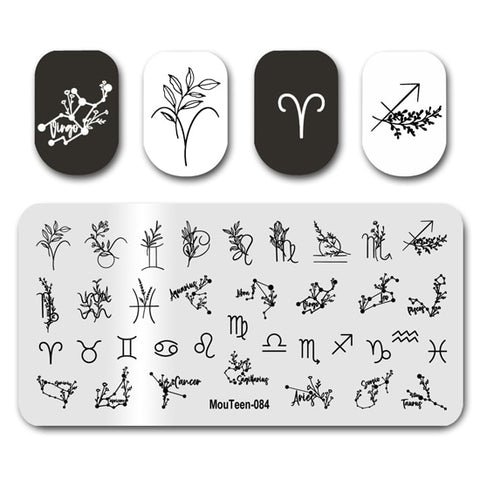 New Nail Plates Stamp King Manicure Set
