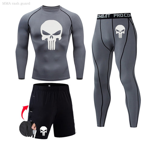 Men Running Fitness Sports Suits