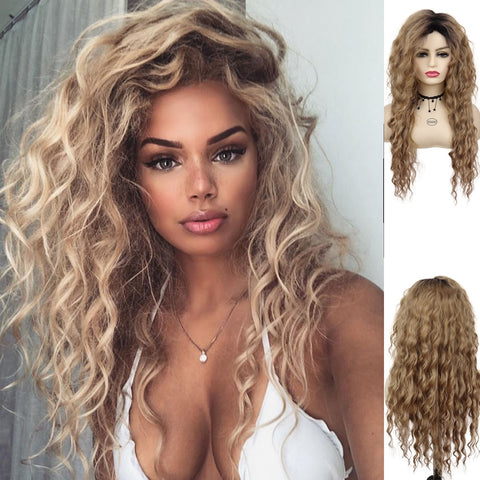 New Synthetic Womens Wig Long Hair