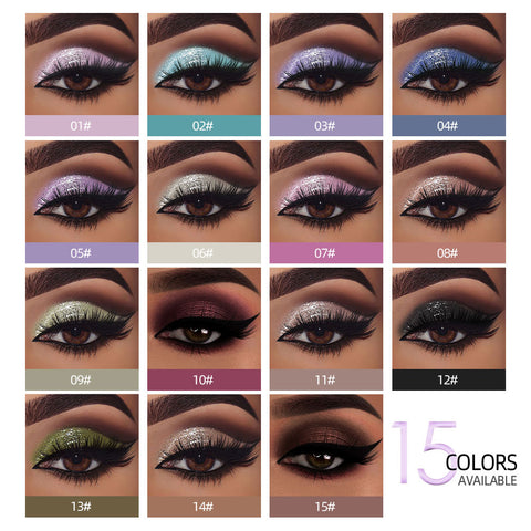 15 Colors Glitter Liquid Eyeshadow
