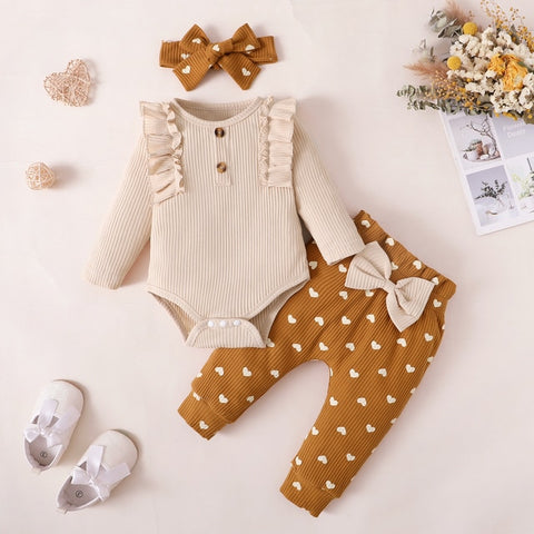 Newborn Infant Autumn 3Pcs Set