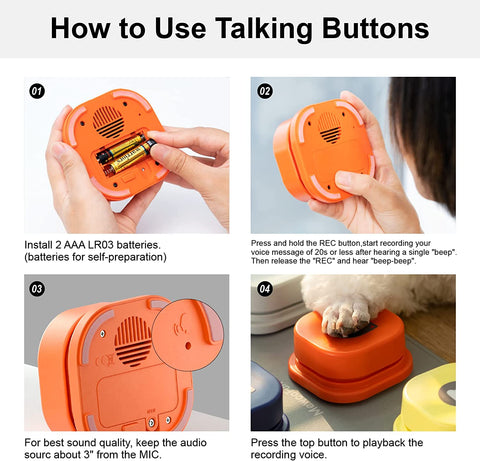 Pet Communication Vocal Training Interactive Toy