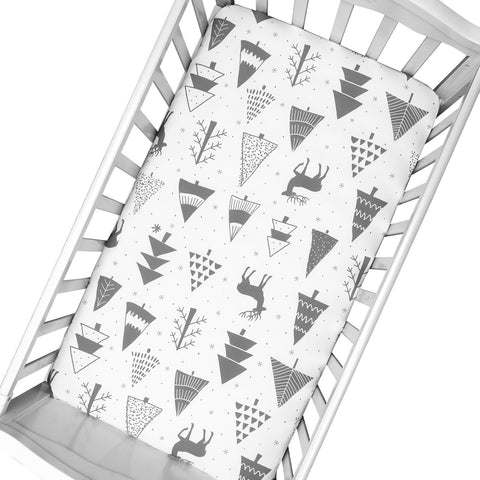 Newborn Baby Microfabric Crib Fitted Bedding