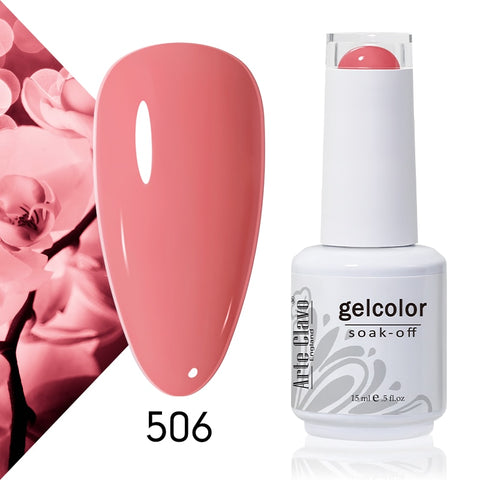 15ml Rose Red Color Series Gel Nail Polish