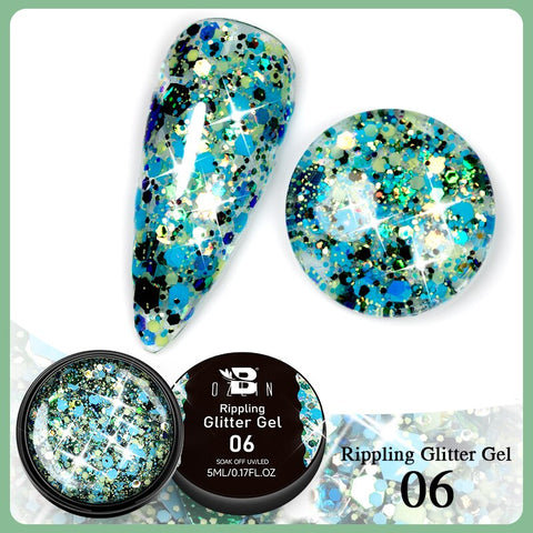 New Chameleon Flake Gel Nail Polish