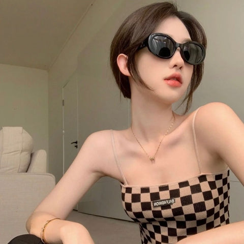 New brand designer square sunglasses
