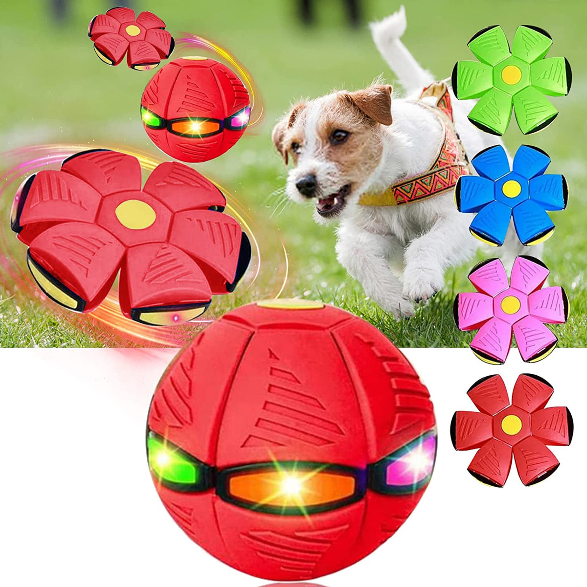 2023 New Pet Magic Flying Saucer Ball Toys