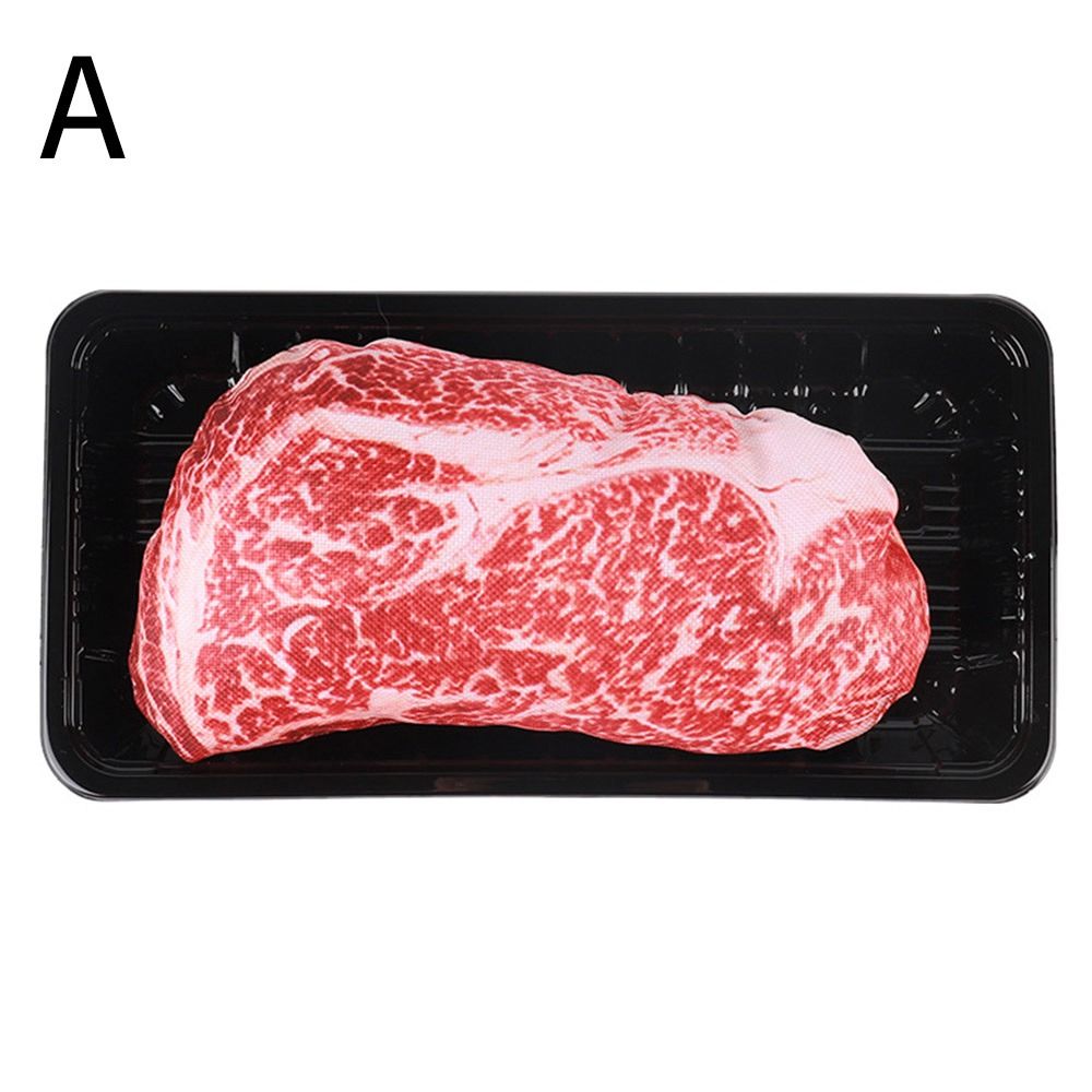 Pet Squeaky Steak Shape Chew Toy