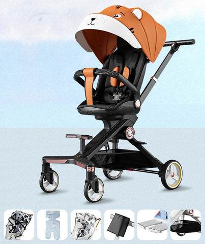 Baby Can Sit Lie Two-way Folding Stroller