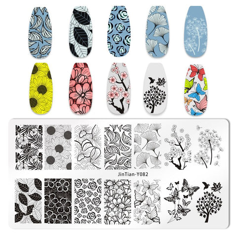 New Nails Art Stencil Stamp Tools