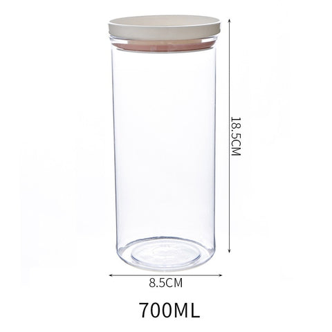 2 Different Color Sealed Ring Bottles Kitchen Storage Box