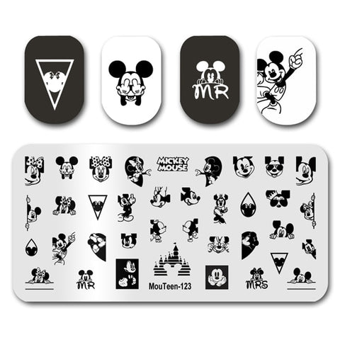 New Nail Plates Stamp King Manicure Set