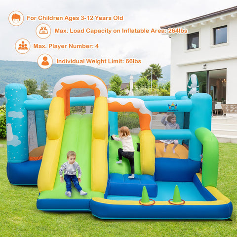 Babyjoy 7-in-1 Kids Inflatable Bounce