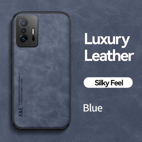 New Magnetic Sheepskin Leather Case