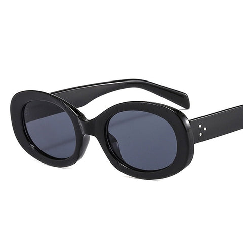 Summer Vintage Small Square Frame Oval Sunglasses