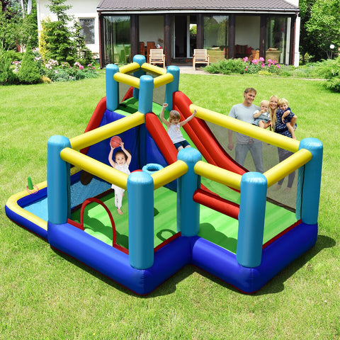 8-in-1 Kids Inflatable Bouncer