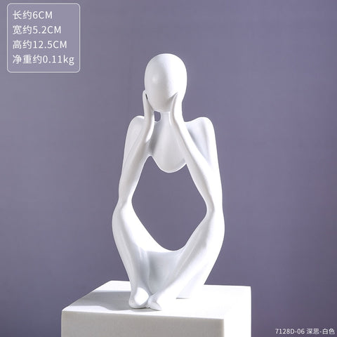 New Resin Statues Floating Coffee Cup Art