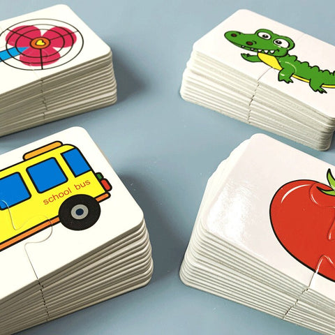 32Pcs Montessori Toddler Card Matching Game