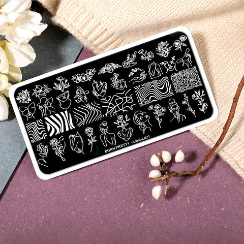 New 12*6cm Nail Art Templates
