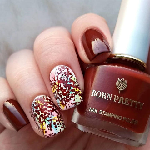 10ml 25 Colors Nail Stamping Polish