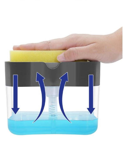 Soap Dispenser With Sponge Holder