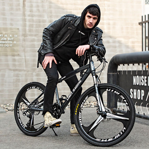 Outdoor Off-road Integrated Wheel  Carbon Steel Bicycle
