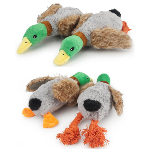 New Cute Plush Duck Sound Pet Toy