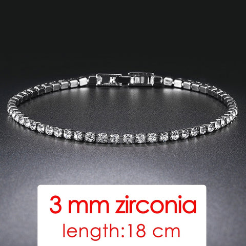 Women Fashion Small Cubic Zircon Crystal Bracelets